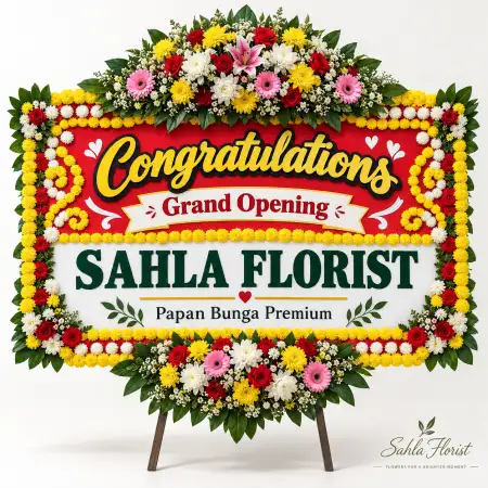Papan Bunga Ucapan Selamat Pacific Place