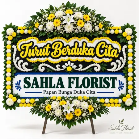 Papan Bunga Duka Pacific Place