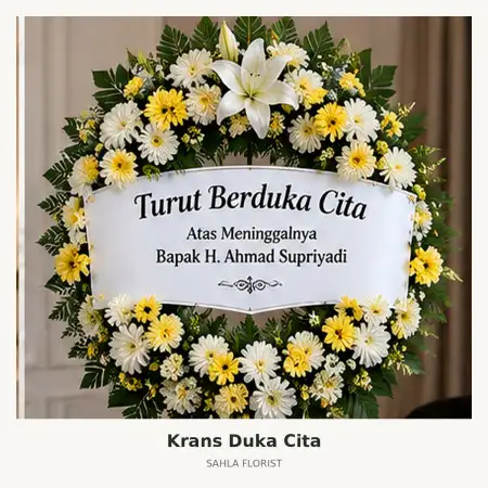 Krans Bunga Duka Pacific Place